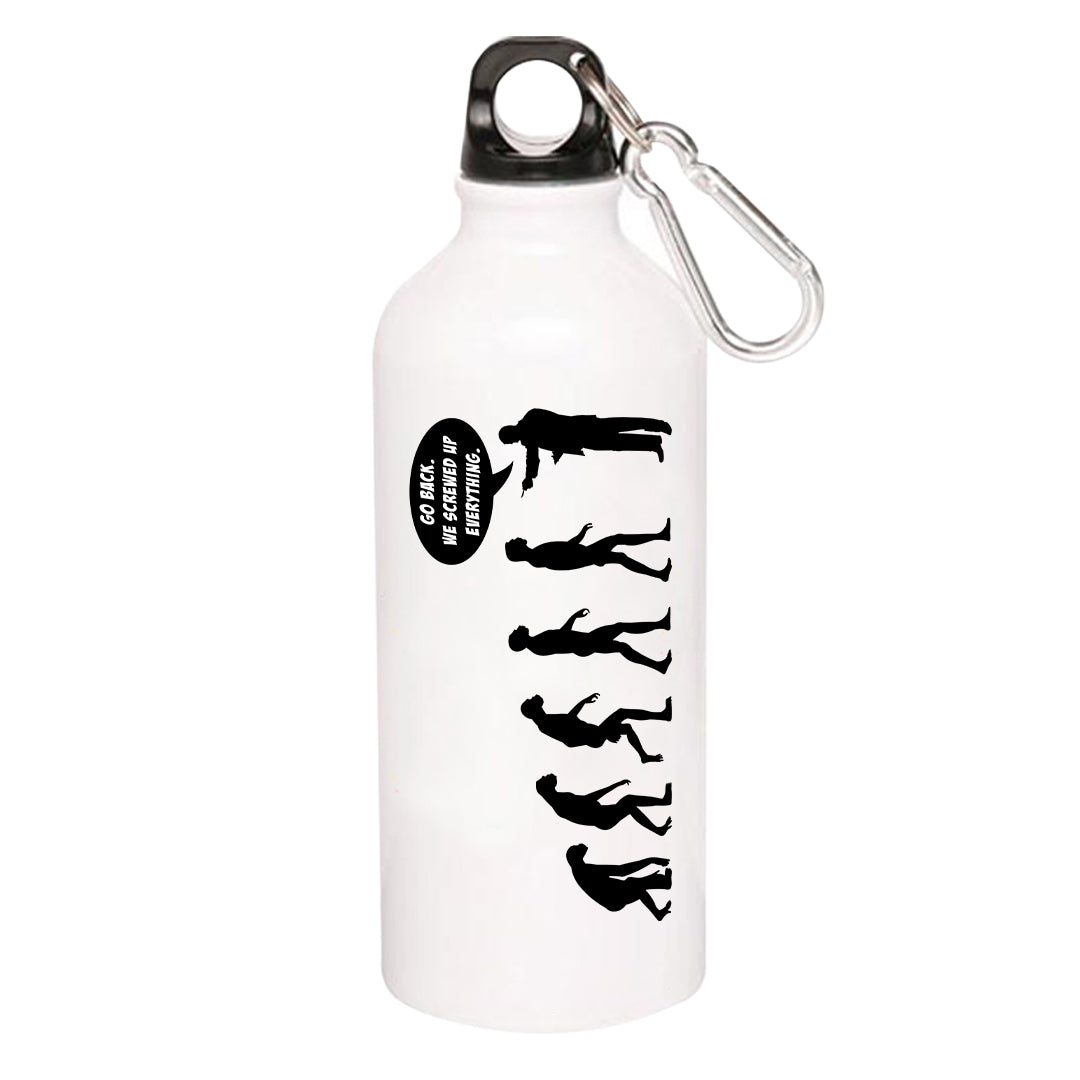 printed go back sipper steel water bottle flask gym shaker printed graphic stylish buy online india the banyan tee tbt men women girls boys unisex