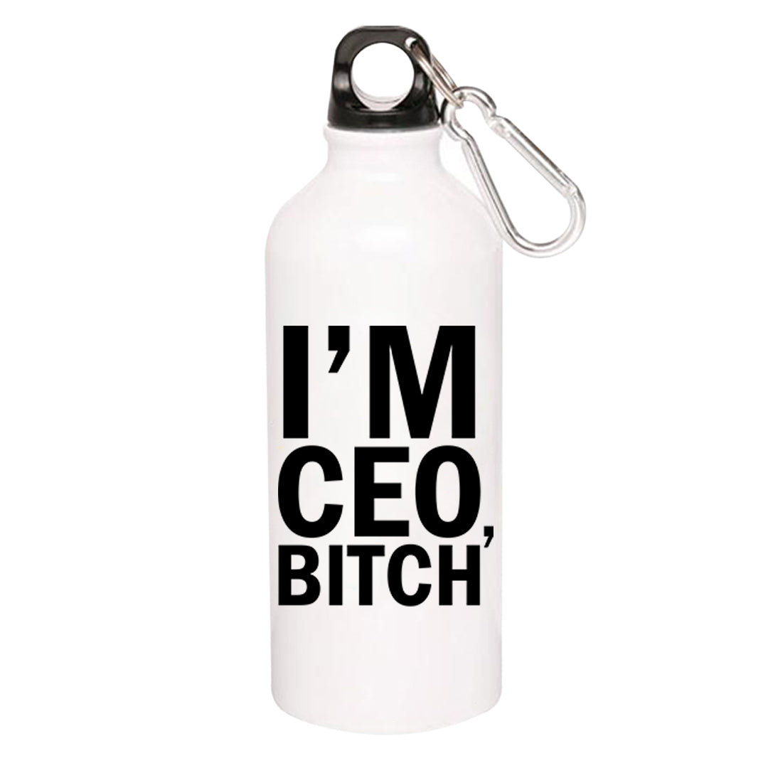 printed i'm ceo sipper steel water bottle flask gym shaker printed graphic stylish buy online india the banyan tee tbt men women girls boys unisex