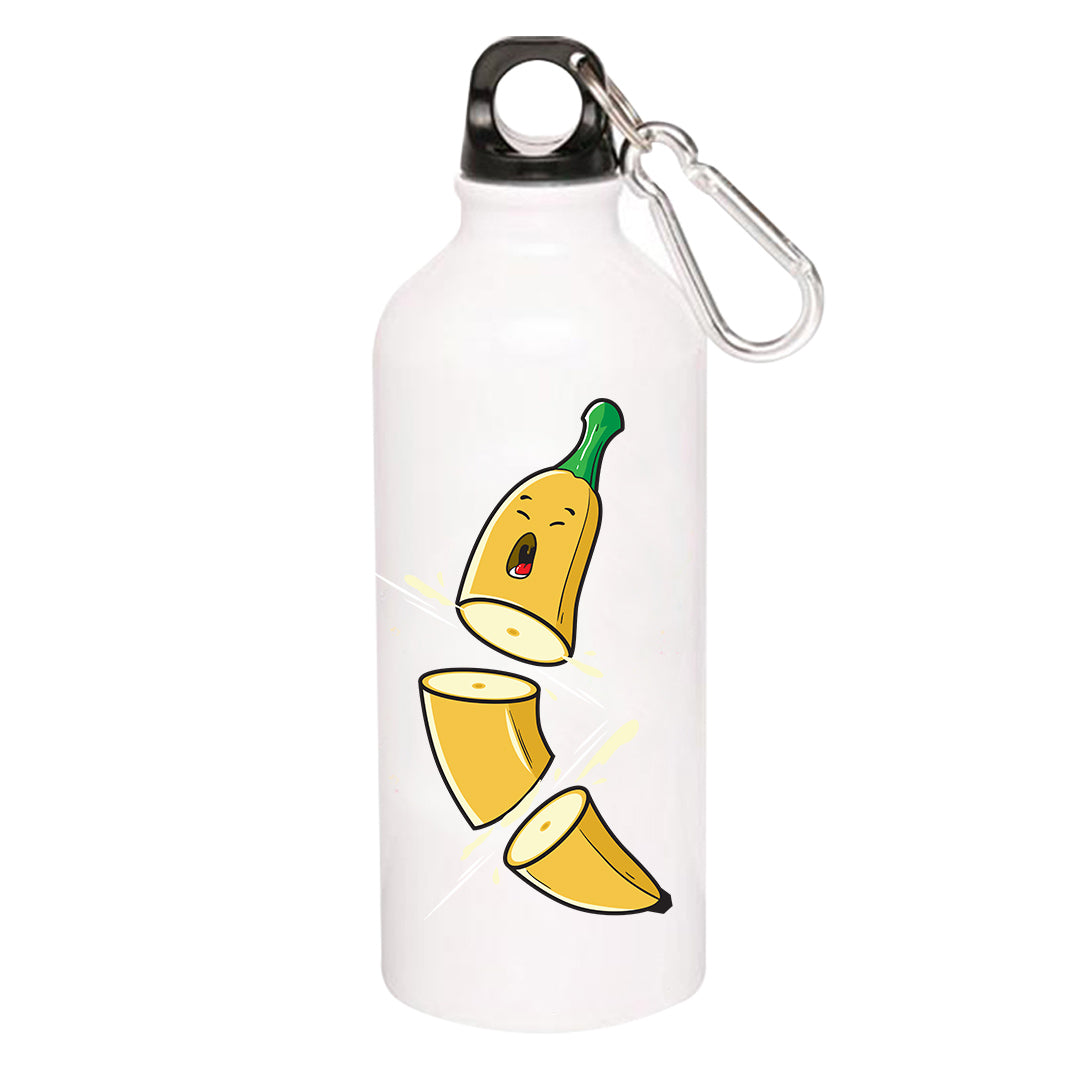 printed sad banana sipper steel water bottle flask gym shaker printed graphic stylish buy online india the banyan tee tbt men women girls boys unisex