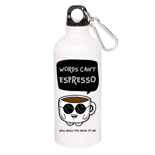 printed words can't espresso sipper steel water bottle flask gym shaker printed graphic stylish buy online india the banyan tee tbt men women girls boys unisex