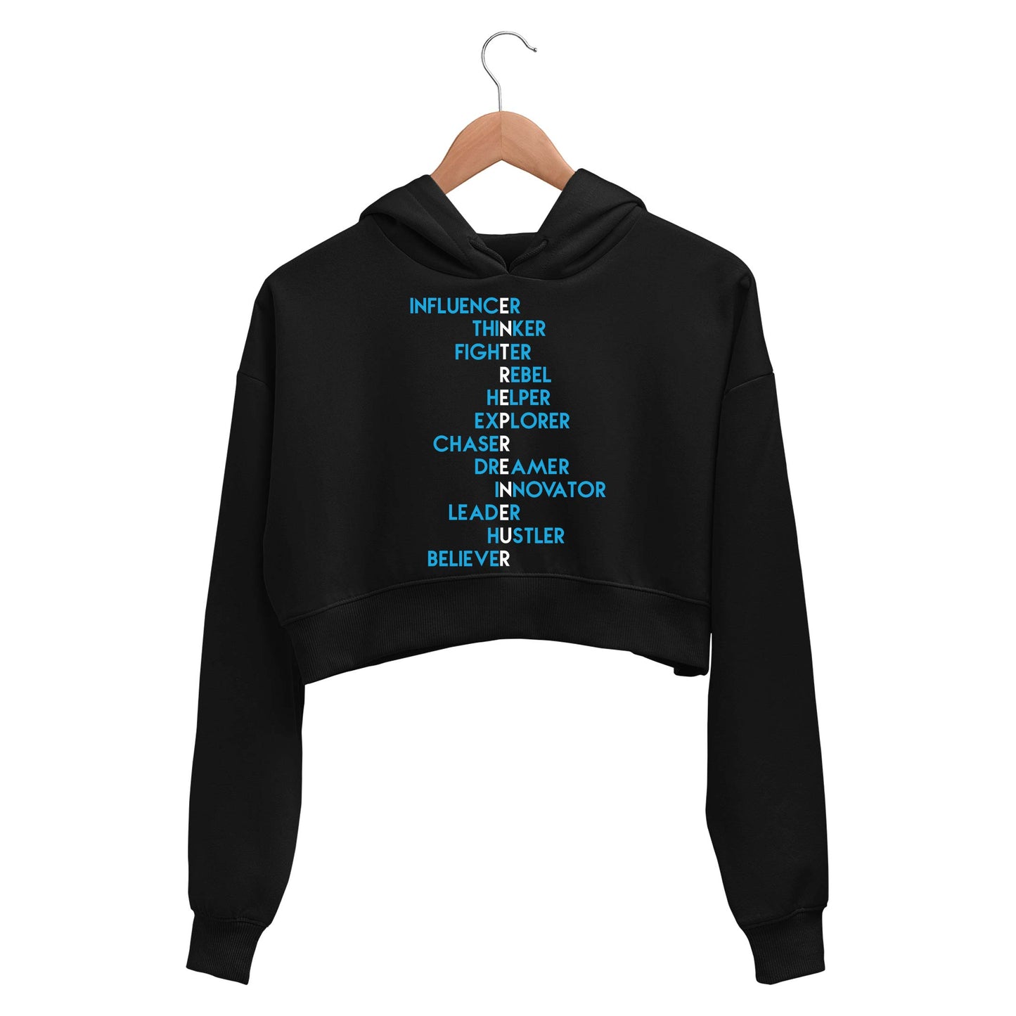 printed entrepreneur crop hoodie hooded sweatshirt upper winterwear printed graphic stylish buy online india the banyan tee tbt men women girls boys unisex black