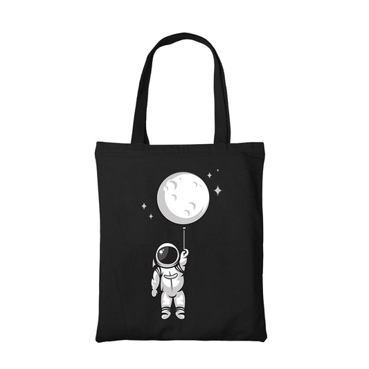 printed moon balloon tote bag cotton printed printed graphic stylish buy online united states usa the banyan tee tbt men women girls boys unisex