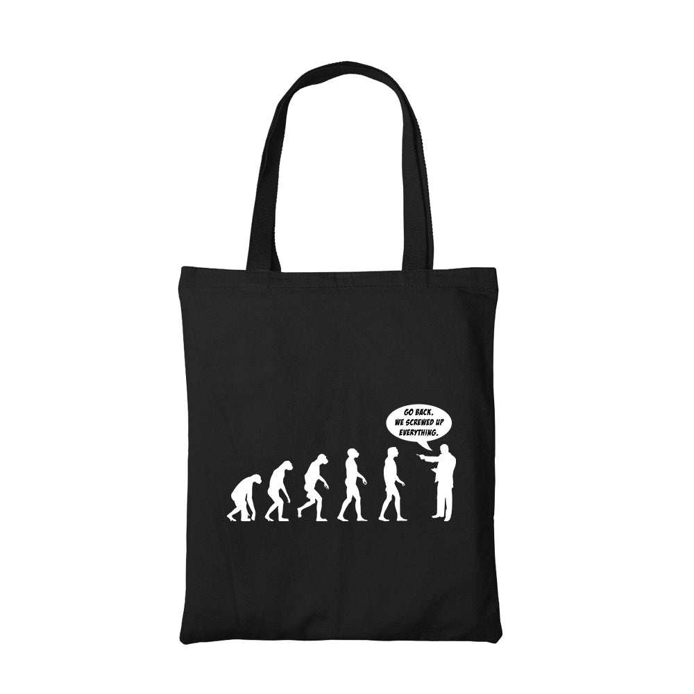 printed go back tote bag cotton printed printed graphic stylish buy online united states usa the banyan tee tbt men women girls boys unisex