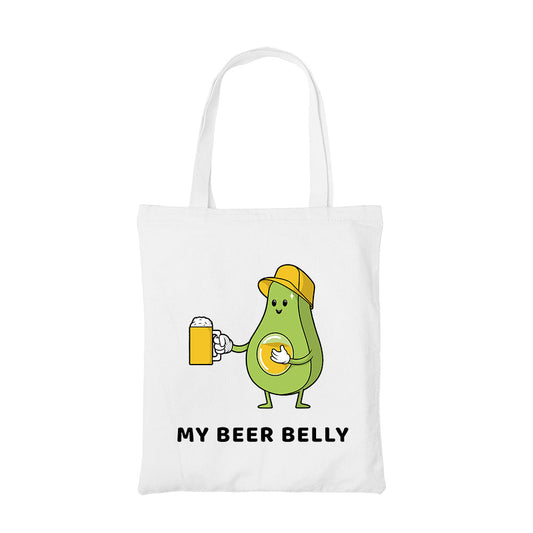 printed my beer belly tote bag cotton printed printed graphic stylish buy online united states usa the banyan tee tbt men women girls boys unisex