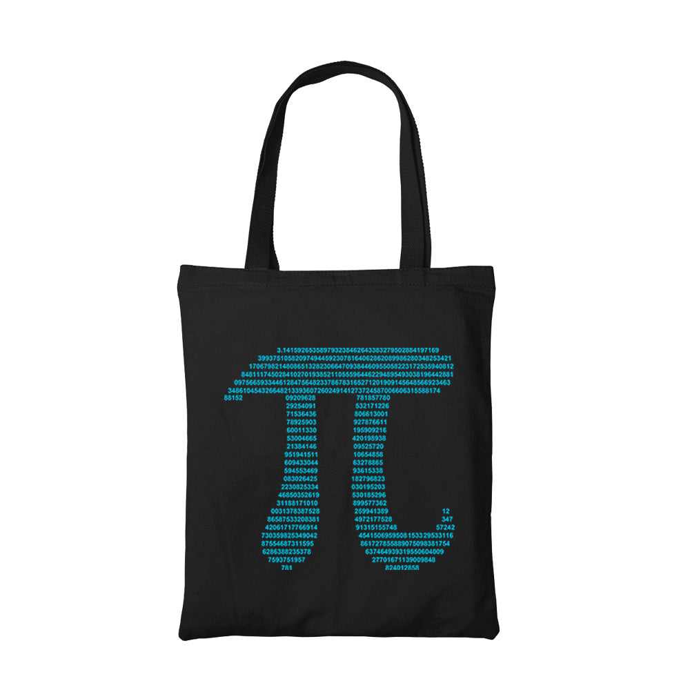 printed pi tote bag cotton printed printed graphic stylish buy online united states usa the banyan tee tbt men women girls boys unisex