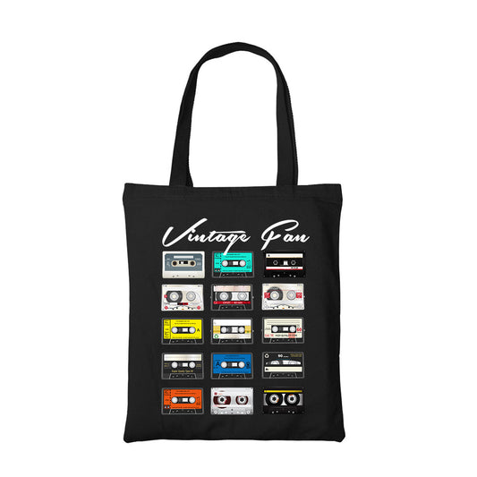 printed vintage fan tote bag cotton printed printed graphic stylish buy online united states usa the banyan tee tbt men women girls boys unisex