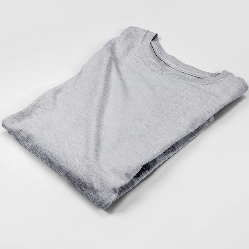 grey melange plain full sleeves t-shirt by the banyan tee tbt basics united states of america usa plain full sleeves