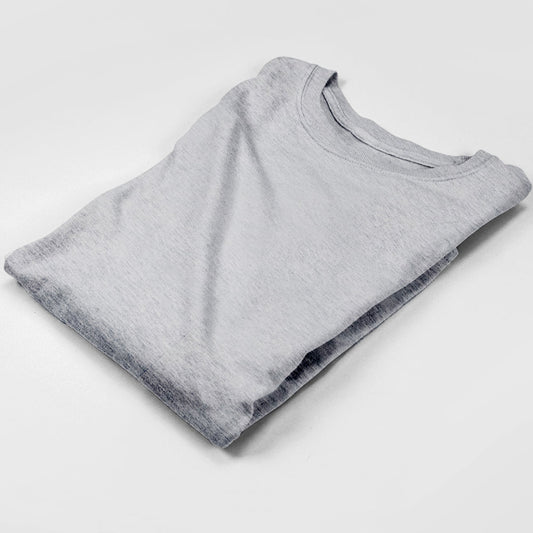 grey melange plain full sleeves t-shirt by the banyan tee tbt basics united states of america usa plain full sleeves