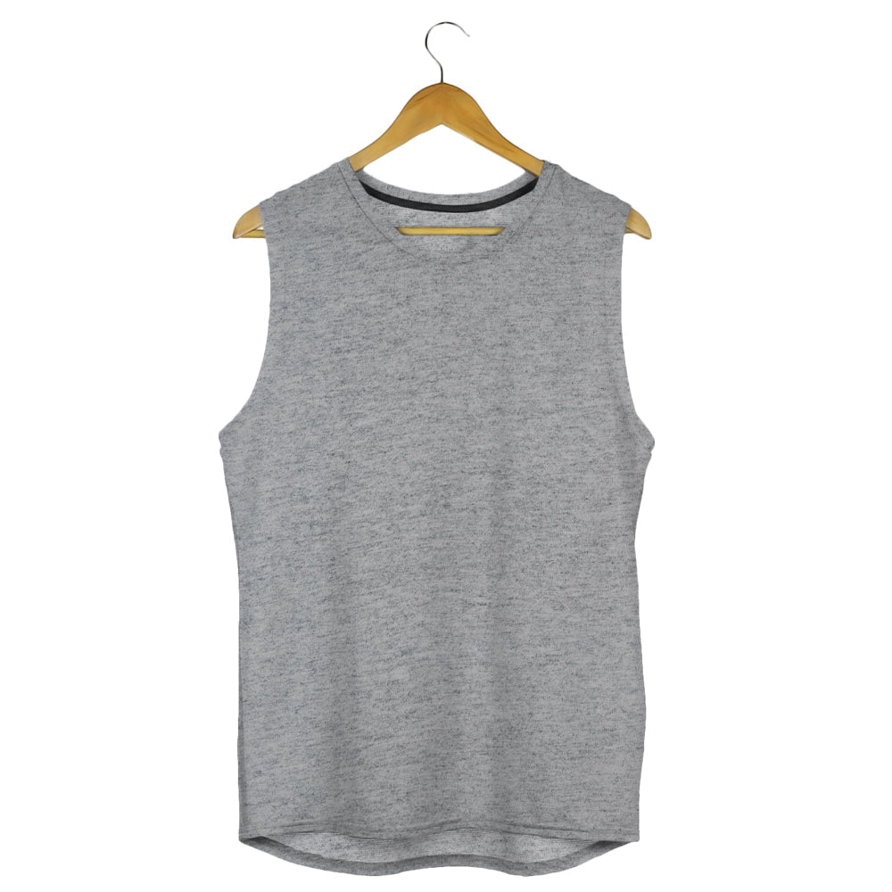 grey gym vest grey melange sleeveless tshirts by the banyan tee cheap gym t shirts united states of america usa vests for men