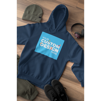customized personalized gifts products hoodie hooded sweatshirt customizable custom navy blue