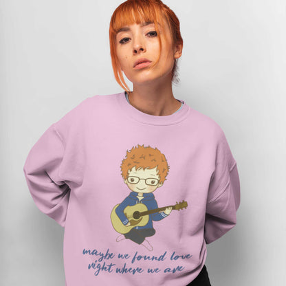 ed sheeran thinking out loud sweatshirt upper winterwear music band buy online united states usa the banyan tee tbt men women girls boys unisex gray