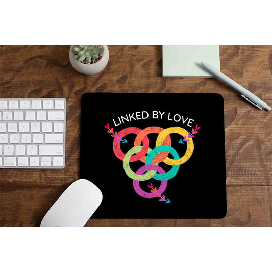 pride linked by love mousepad logitech large anime printed graphic stylish buy online united states u s the banyan tee tbt men women girls boys unisex - lgbtqia+