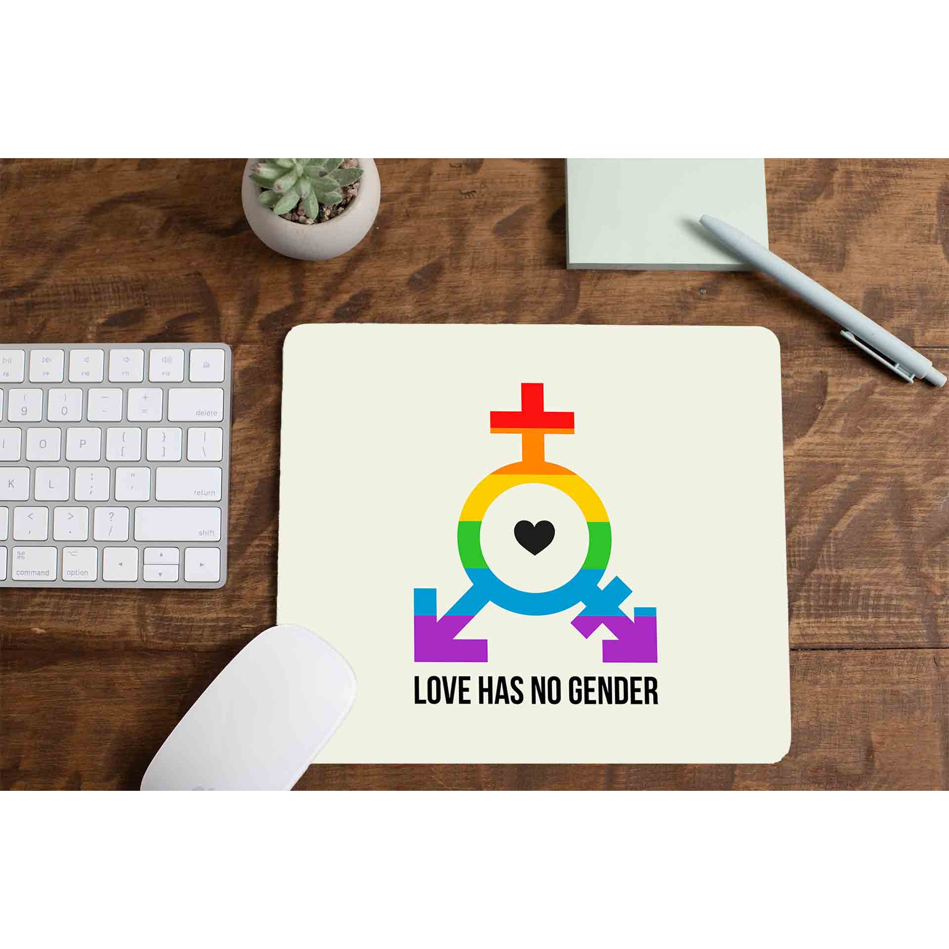 pride love has no gender mousepad logitech large anime printed graphic stylish buy online united states u s the banyan tee tbt men women girls boys unisex - lgbtqia+