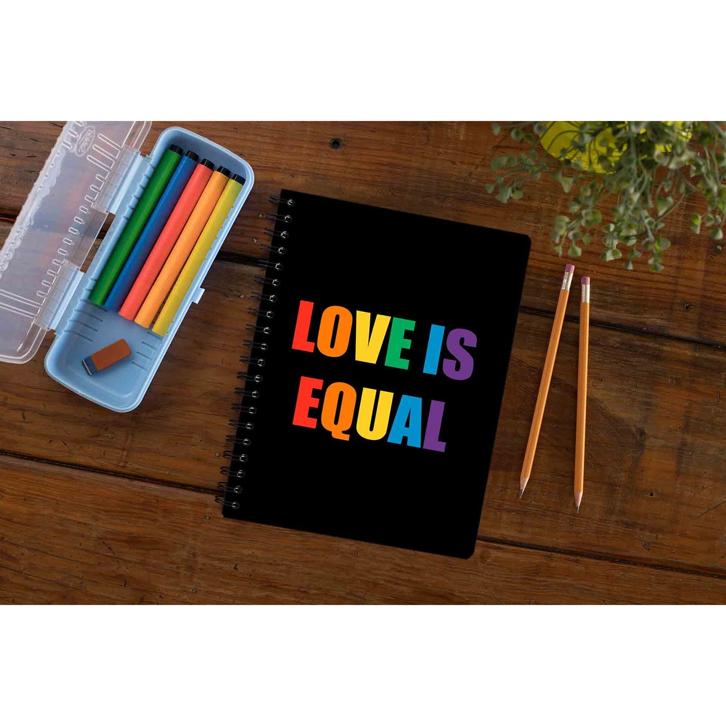 pride love is equal notebook notepad diary buy online united states u s the banyan tee tbt unruled - lgbtqia+