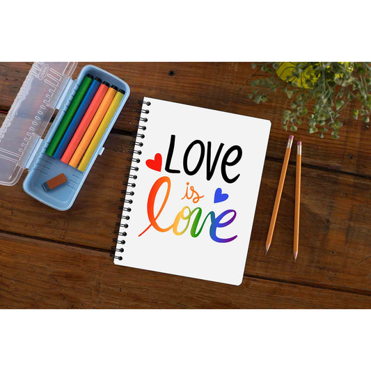 pride love is love notebook notepad diary buy online united states u s the banyan tee tbt unruled - lgbtqia+