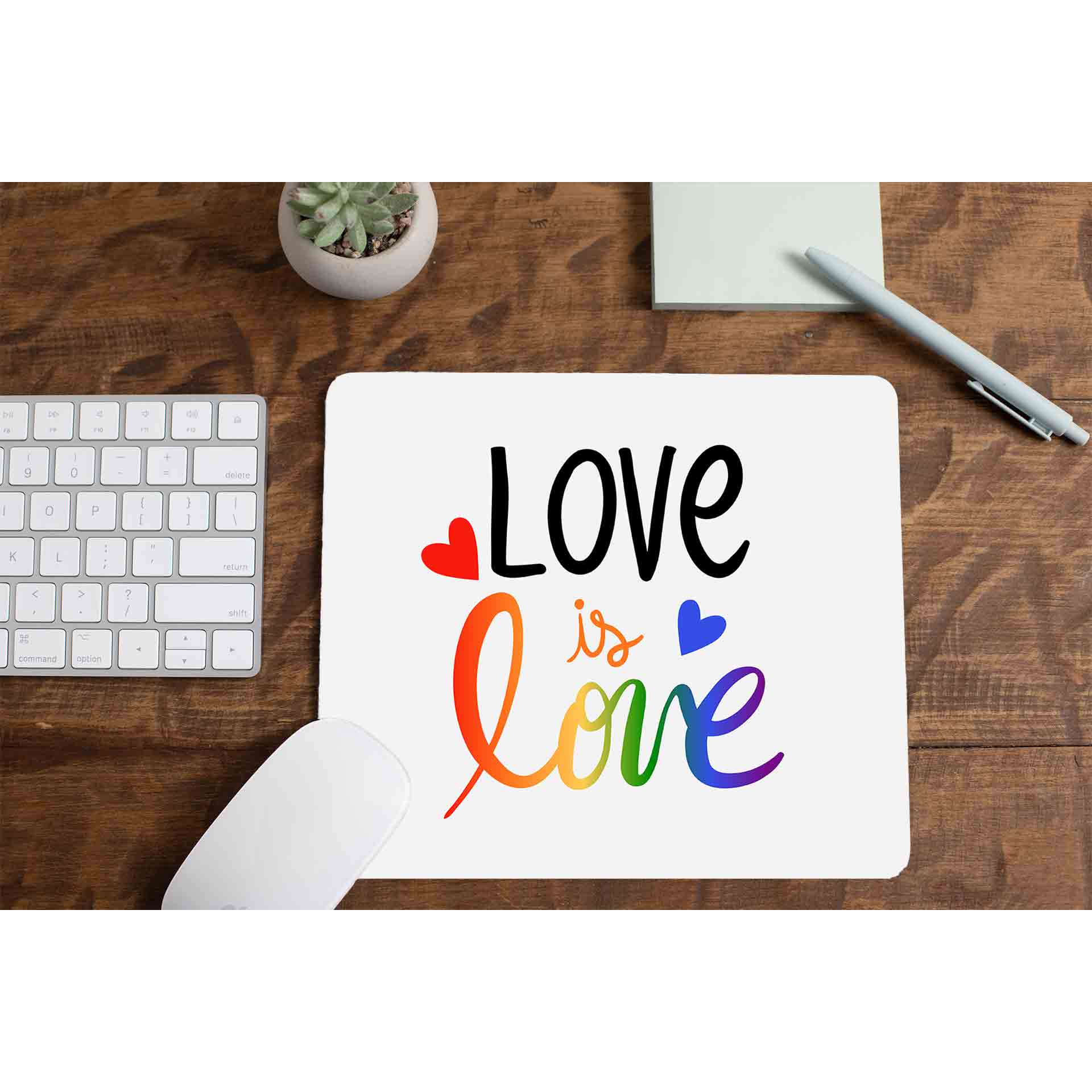 pride love is love mousepad logitech large anime printed graphic stylish buy online united states u s the banyan tee tbt men women girls boys unisex - lgbtqia+