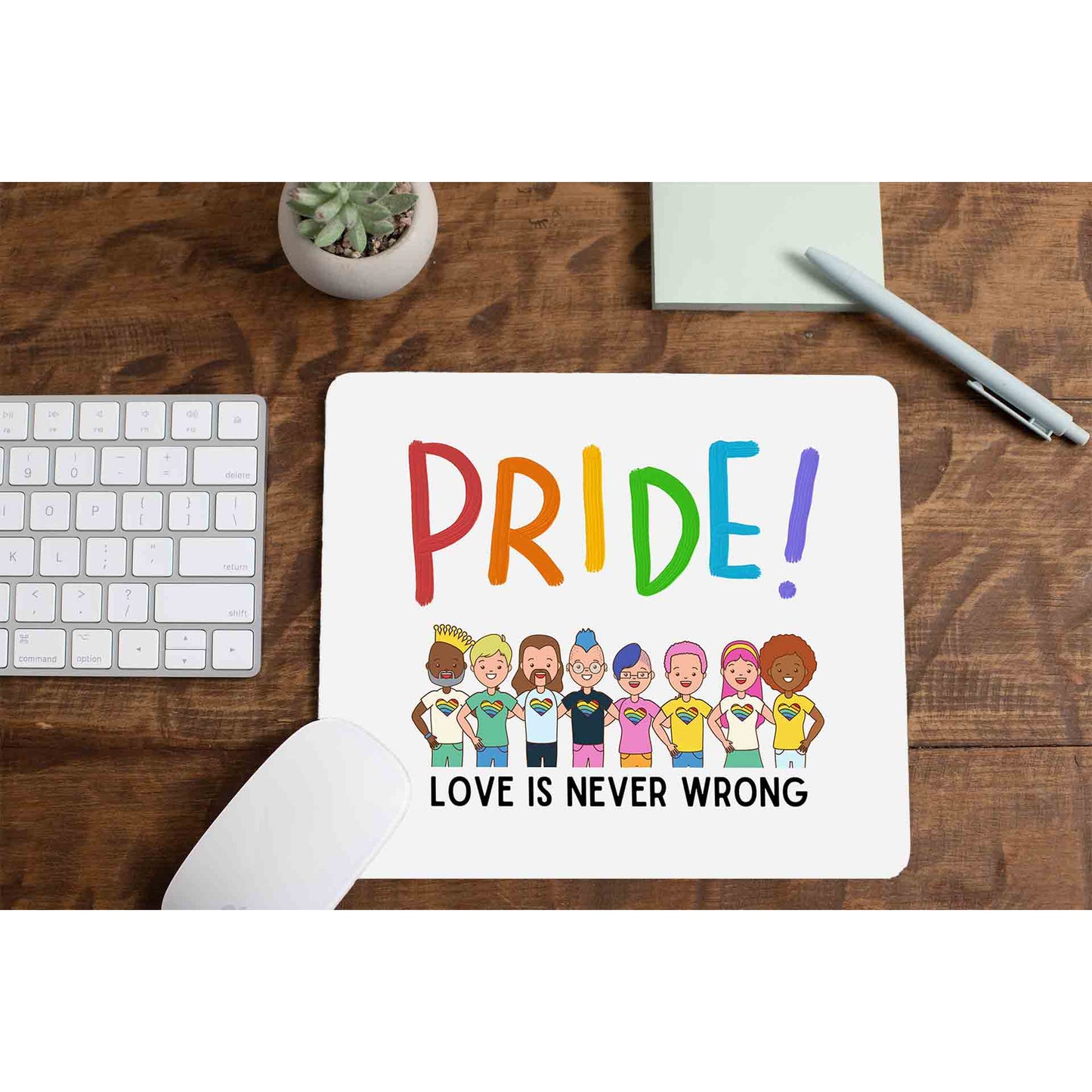 pride love is never wrong mousepad logitech large anime printed graphic stylish buy online united states u s the banyan tee tbt men women girls boys unisex - lgbtqia+