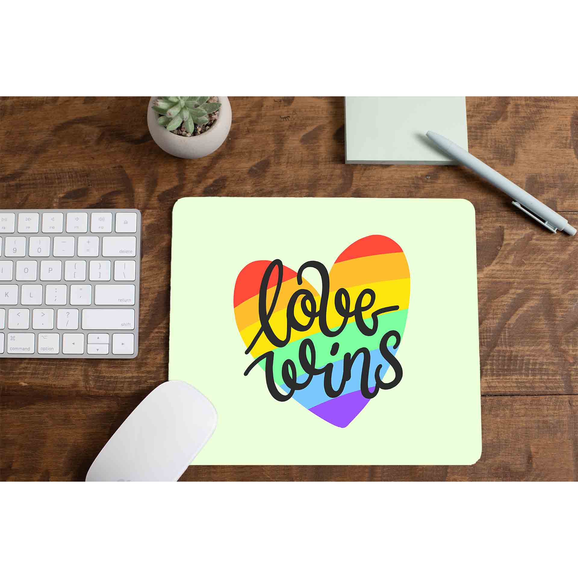 pride love wins mousepad logitech large anime printed graphic stylish buy online united states u s the banyan tee tbt men women girls boys unisex - lgbtqia+