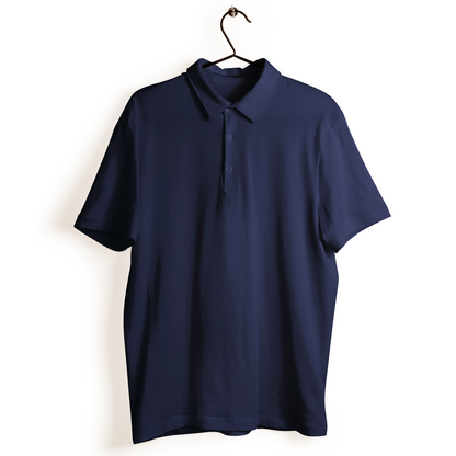 Navy Blue Polo T-shirt The Banyan Tee