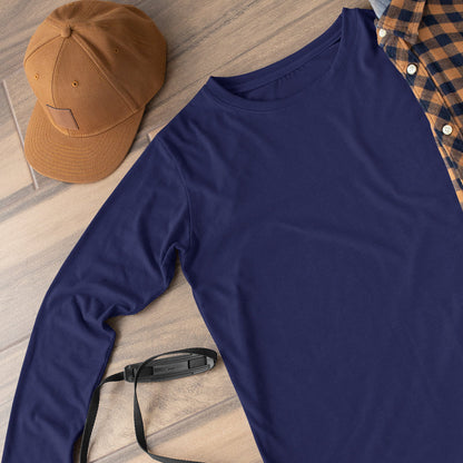 Navy Blue Full Sleeves T shirt