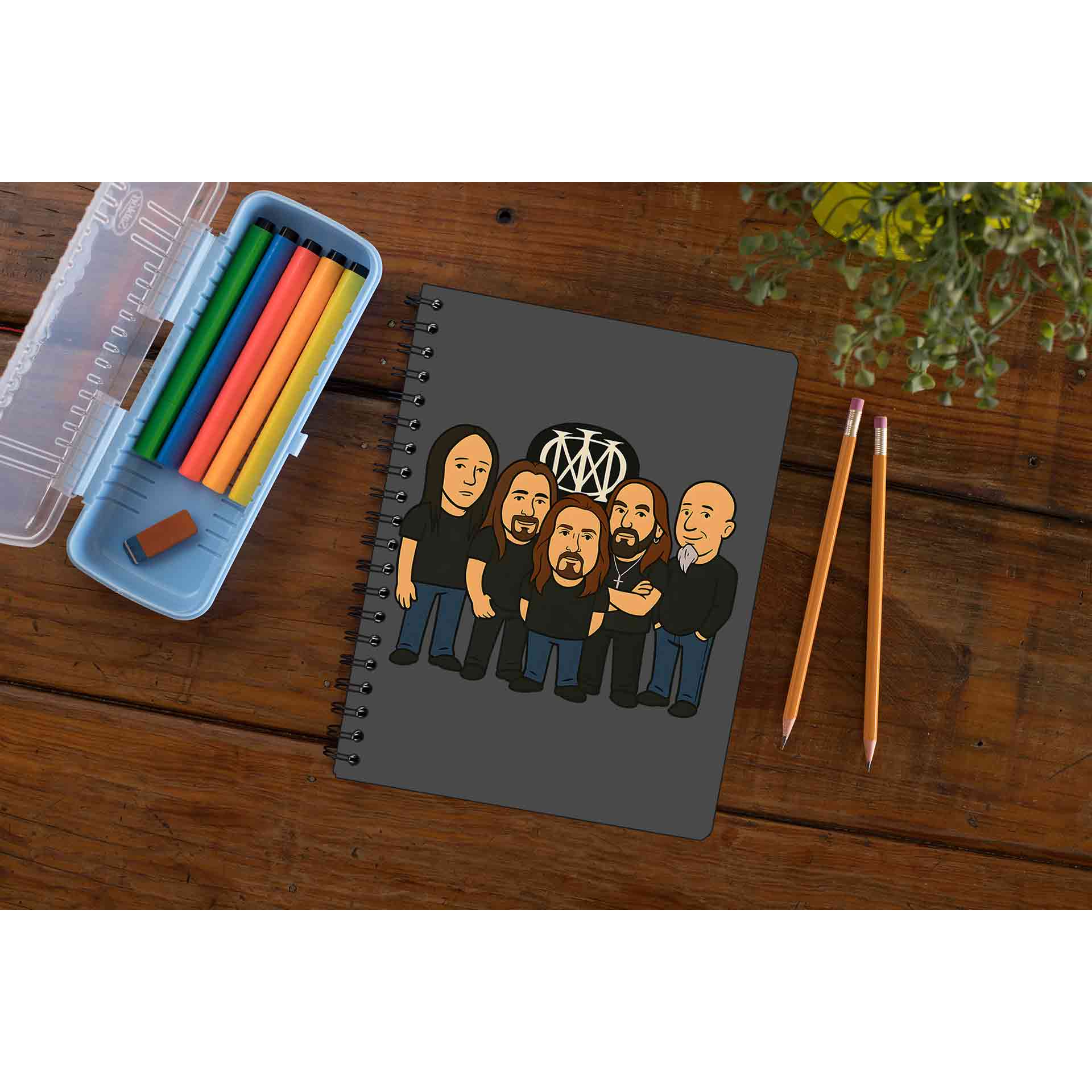 dream theater toon theater notebook notepad diary buy online united states usa the banyan tee tbt unruled 