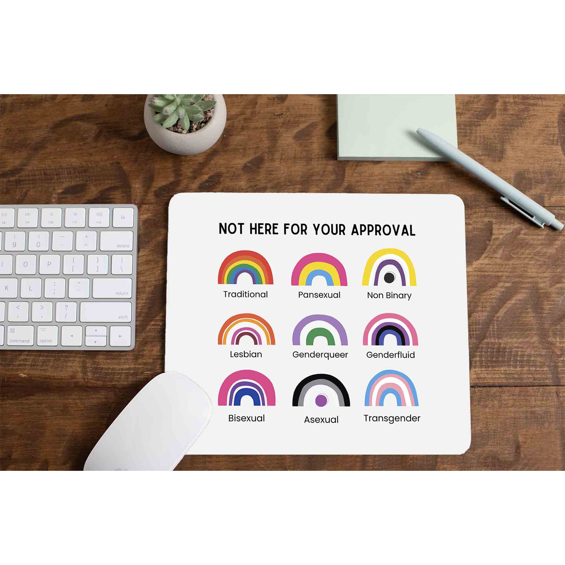 pride not here for your approval mousepad logitech large anime printed graphic stylish buy online united states u s the banyan tee tbt men women girls boys unisex - lgbtqia+