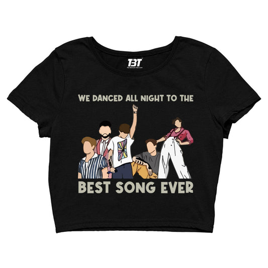 one direction best song ever crop top music band buy online united states of america usa the banyan tee tbt men women girls boys unisex navy