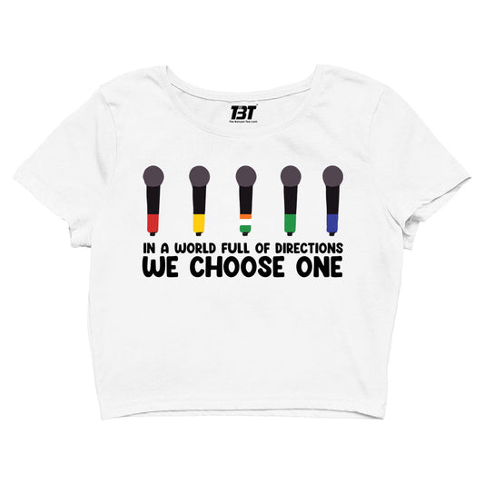 one direction we choose one crop top music band buy online united states of america usa the banyan tee tbt men women girls boys unisex beige