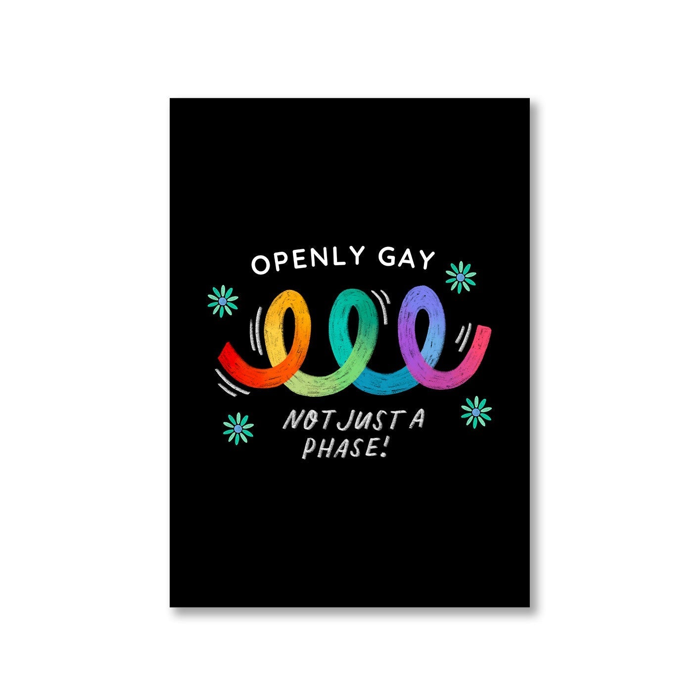 pride openly gay poster wall art buy online united states u s the banyan tee tbt a4 - lgbtqia+