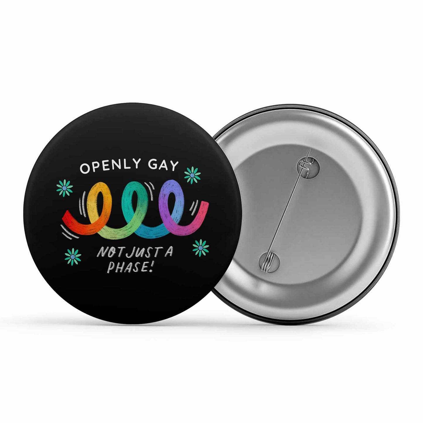 pride openly gay badge pin button printed graphic stylish buy online united states u s the banyan tee tbt men women girls boys unisex - lgbtqia+