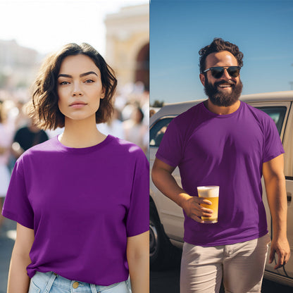 Purple T shirt - Premium Cotton | Everyday Essential