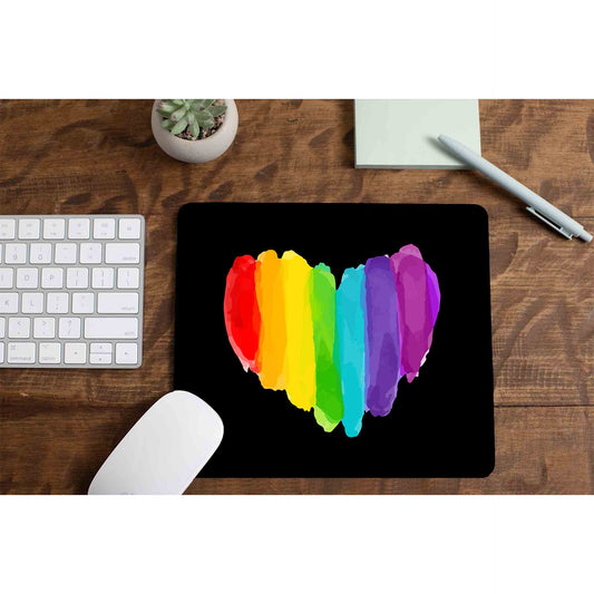 pride rainbow heart mousepad logitech large anime printed graphic stylish buy online united states u s the banyan tee tbt men women girls boys unisex - lgbtqia+