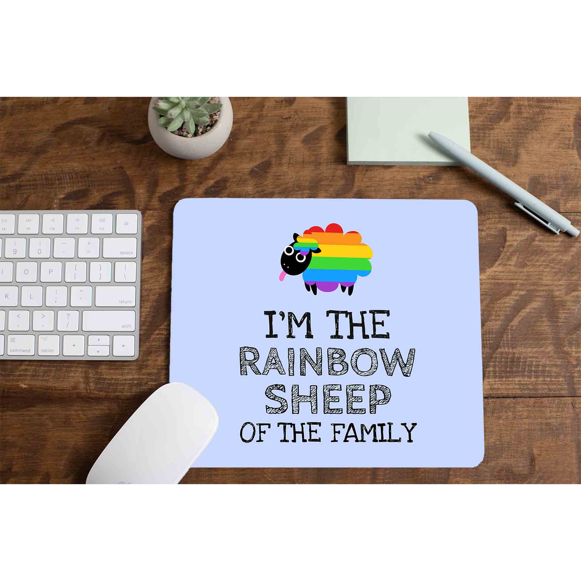 pride rainbow sheep of the family mousepad logitech large anime printed graphic stylish buy online united states u s the banyan tee tbt men women girls boys unisex - lgbtqia+