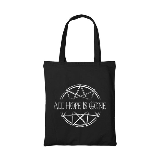 slipknot all hope is gone tote bag hand printed cotton women men unisex