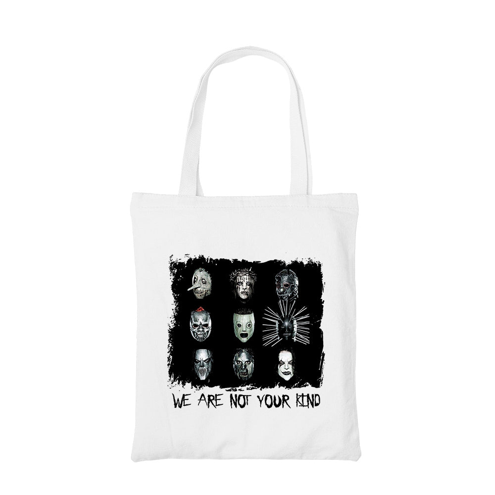 slipknot we are not your kind tote bag hand printed cotton women men unisex