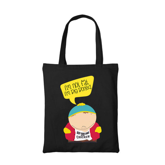 south park big boned tote bag hand printed cotton women men unisex