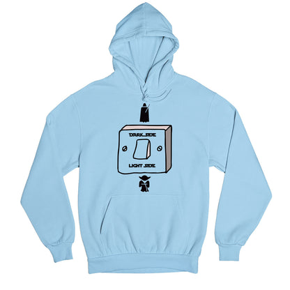 star wars dark side - light side hoodie hooded sweatshirt winterwear tv & movies buy online united states usa the banyan tee tbt men women girls boys unisex gray yoda & darth vader