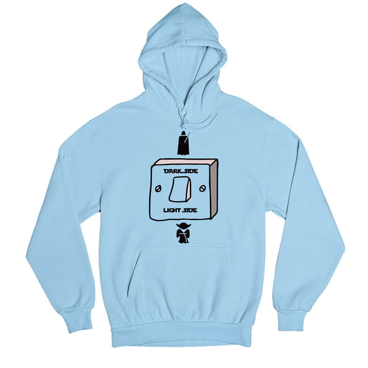 star wars dark side - light side hoodie hooded sweatshirt winterwear tv & movies buy online united states usa the banyan tee tbt men women girls boys unisex gray yoda & darth vader