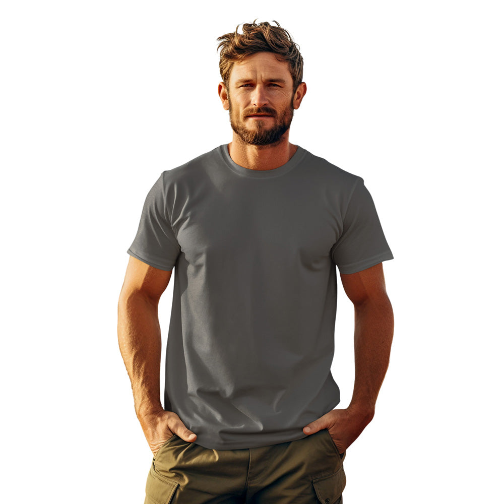 plain t-shirt united states of america usa steel grey t-shirt steel grey tshirts steel grey tshirt the banyan tee tbt basics buy plain tshirts united states of america usa tshirts for men tshirts for women boys girls branded tshirts