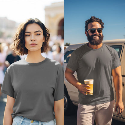 Steel Grey T shirt - Premium Cotton | Everyday Essential