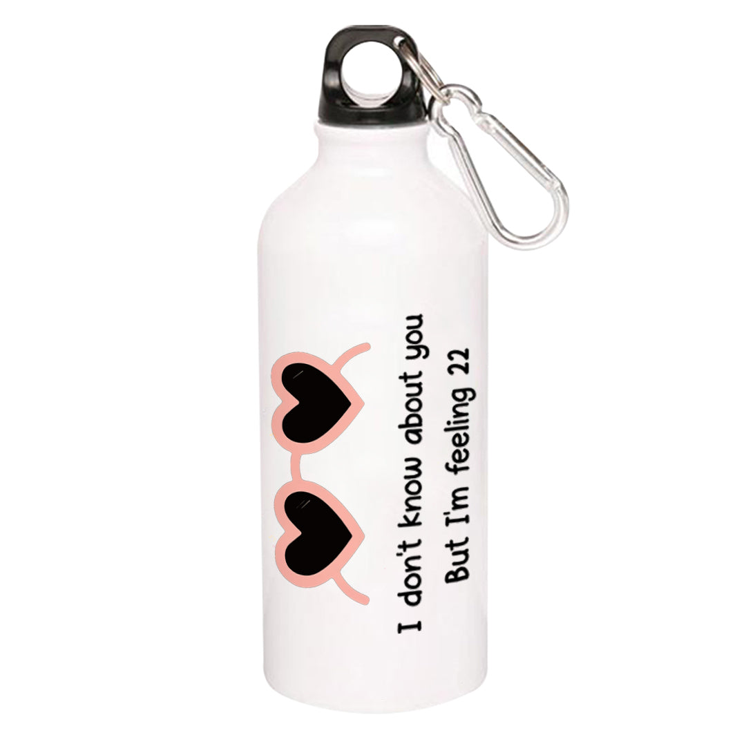 taylor swift 22 sipper steel water bottle flask gym shaker music band buy online india the banyan tee tbt men women girls boys unisex