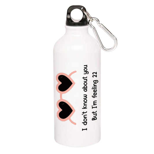 taylor swift 22 sipper steel water bottle flask gym shaker music band buy online india the banyan tee tbt men women girls boys unisex
