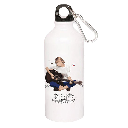 taylor swift love story sipper steel water bottle flask gym shaker music band buy online india the banyan tee tbt men women girls boys unisex
