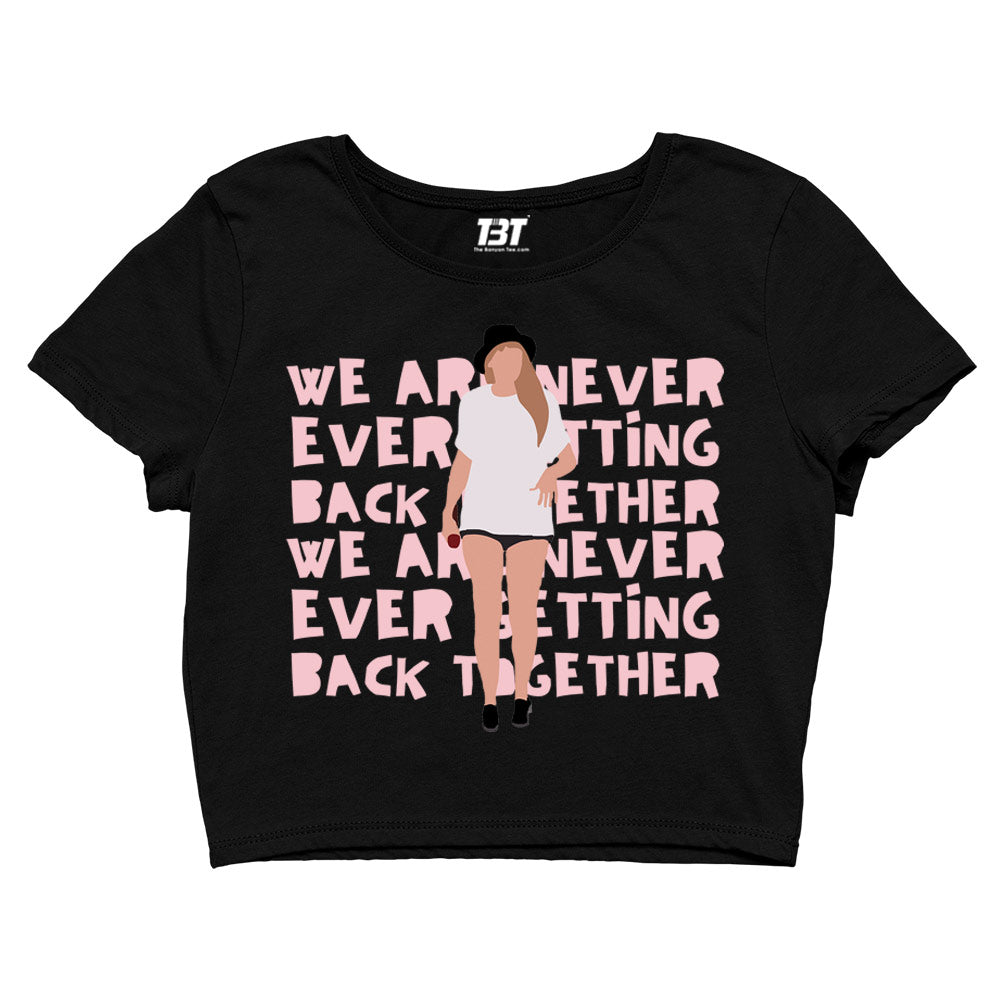 taylor swift getting back together crop top music band buy online united states of america usa the banyan tee tbt men women girls boys unisex xs