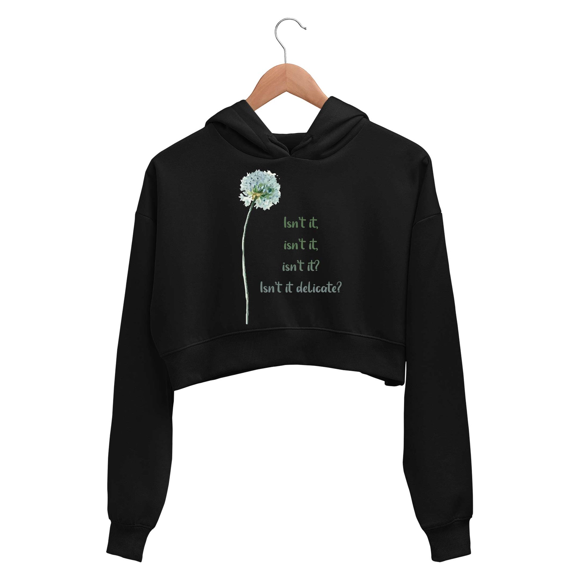 taylor swift delicate crop hoodie hooded sweatshirt upper winterwear music band buy online india the banyan tee tbt men women girls boys unisex black