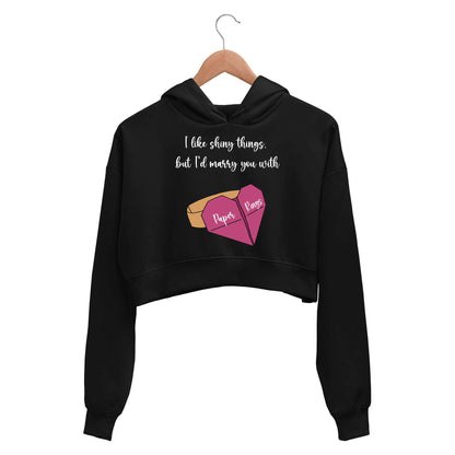 taylor swift paper rings crop hoodie hooded sweatshirt upper winterwear music band buy online india the banyan tee tbt men women girls boys unisex black