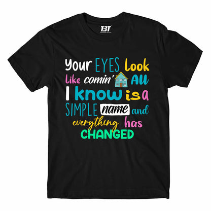 taylor swift everything has changed t-shirt music band buy online united states of america usa the banyan tee tbt men women girls boys unisex black