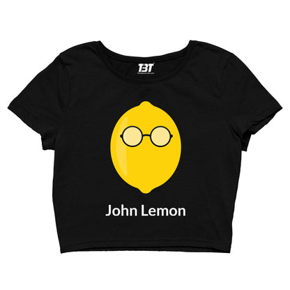 John Lemon Lennon The Beatles Crop Top - Crop Top The Banyan Tee TBCrop Top for men women boys designer stylish online cotton united states of america usa