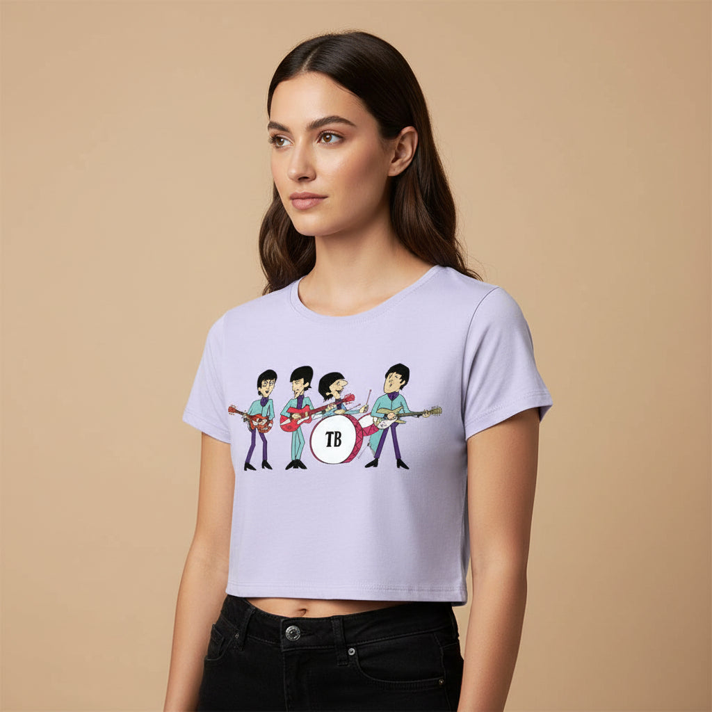 The Beatles Crop Top Crop Top The Banyan Tee TBCrop Top for men women boys designer stylish online cotton united states of america usa