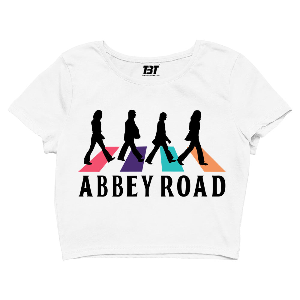 The Beatles Crop Top - Abbey Road Crop Top The Banyan Tee TBCrop Top for men women boys designer stylish online cotton united states of america usa